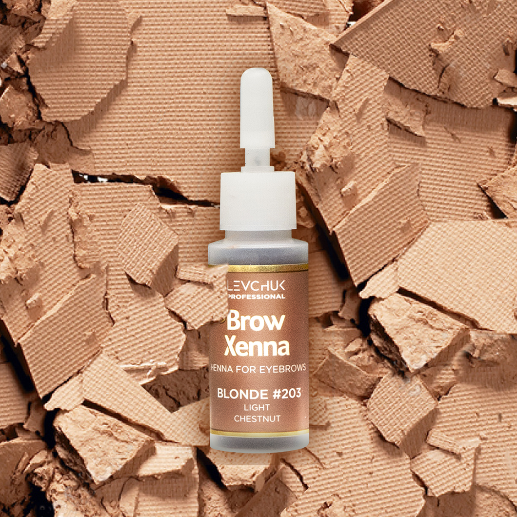 Henné sourcils BrowXenna #203 - Noisette Blond Clair 10 g